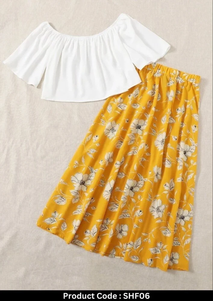 New Launching Designer Top with Skirt Collection